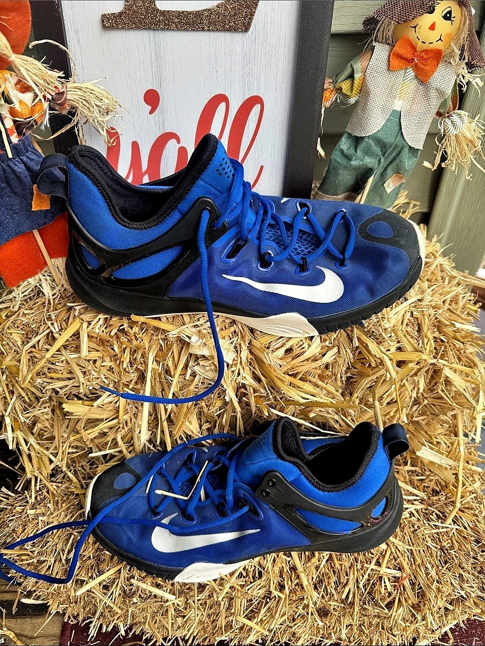 Nike Zoom HyperRev 2015 Athletic Shoes Blue & Black US 12